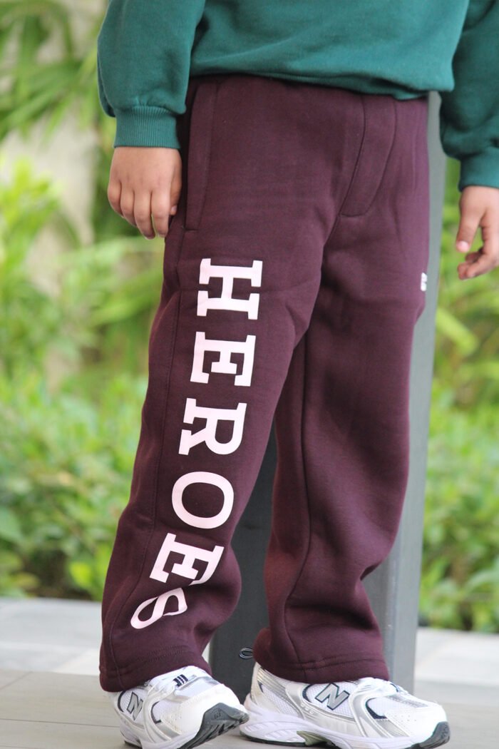 Comfort Fit Kids Track Pant WINE