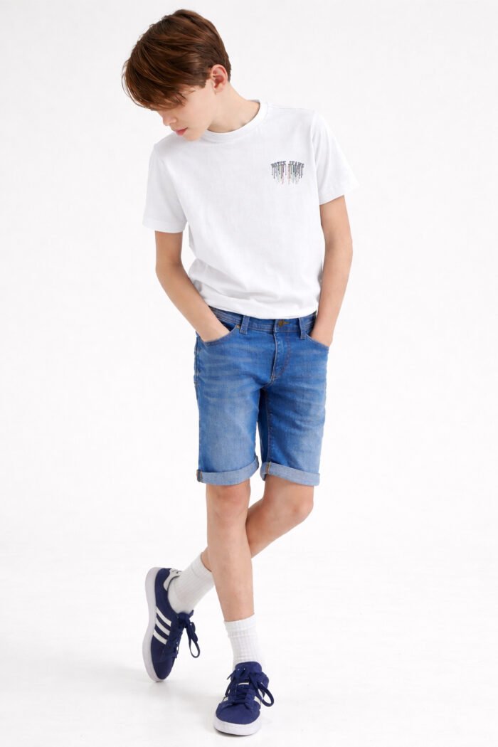 Kids Comfy T-Shirt WHITE BTSS-1844