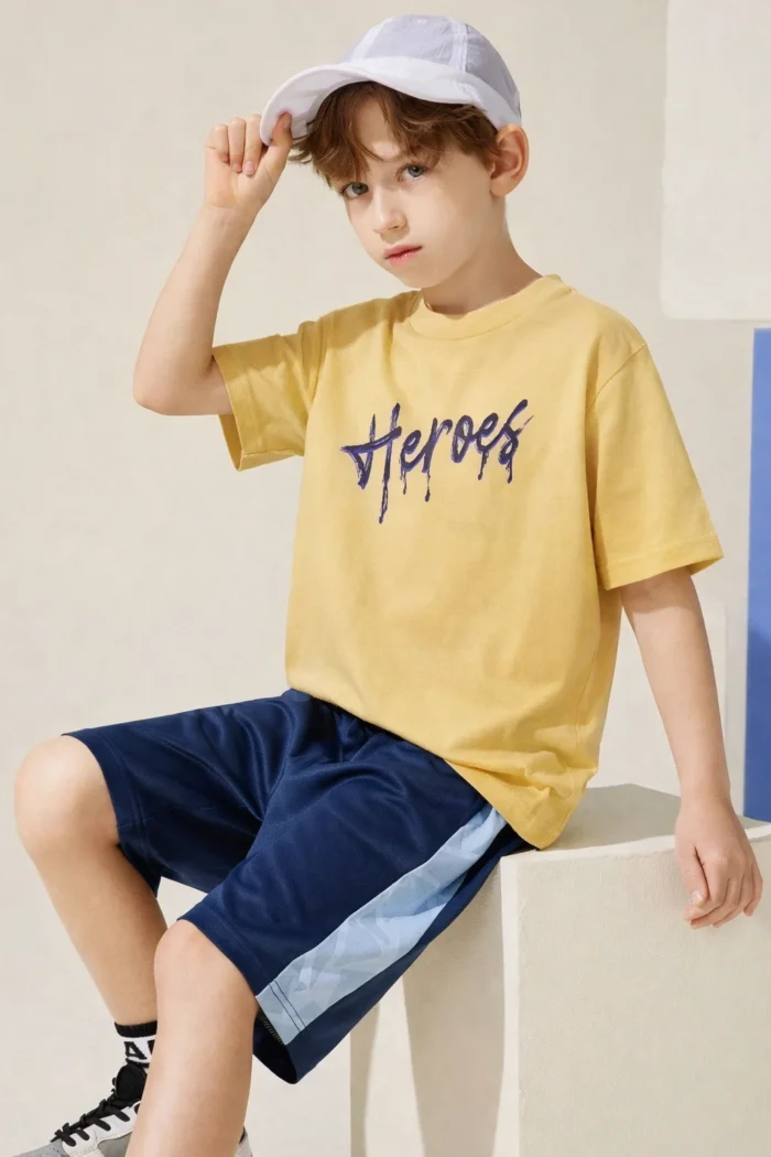 Kids Comfy T-Shirt YELLOW BTSS-1816